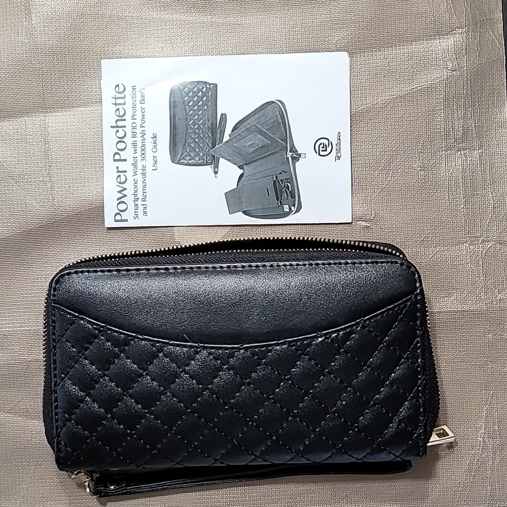 Smartphone Wallet with RFID Protection and Power Bank